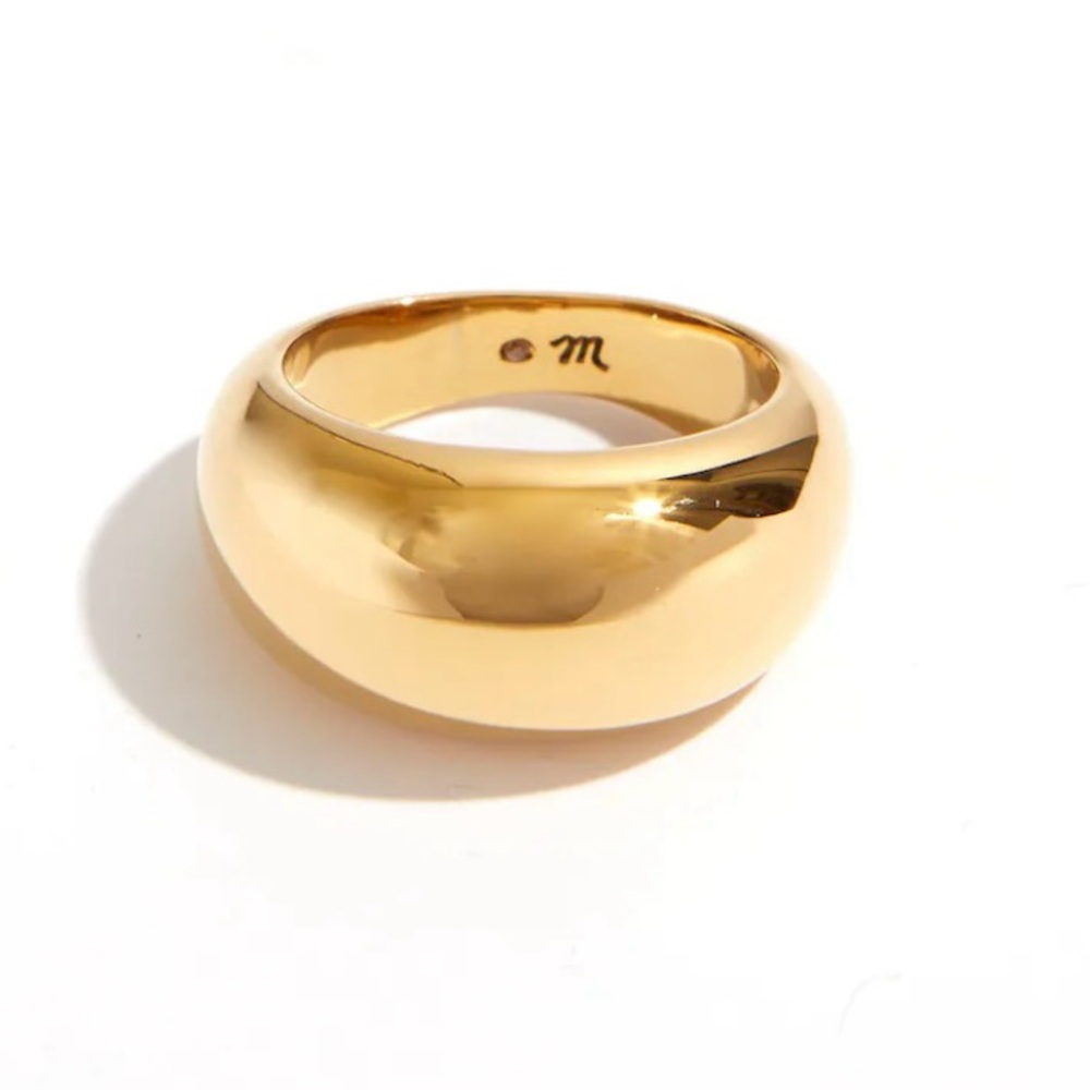 NWT Madewell Gold Dome Ring